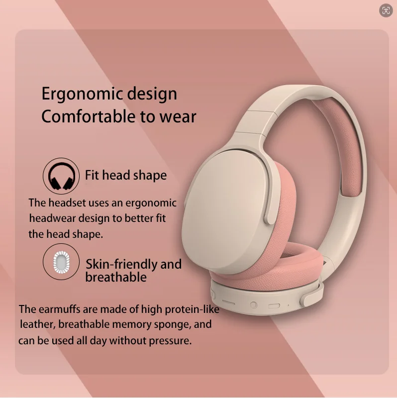 New Xiaomi Mijia Wireless Headset Bluetooth Headphones Big Earmuffs Headphon Bass Headsets Stereo With Mic Music Game Earphones