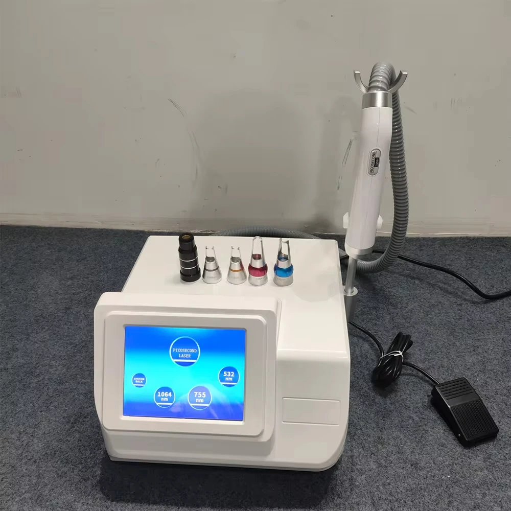 2025 Newest Portable Small Picosecond Nd Yag Laser Removal Scar Removal Pigmentation Derma Picosecond Laser Skin Tightening