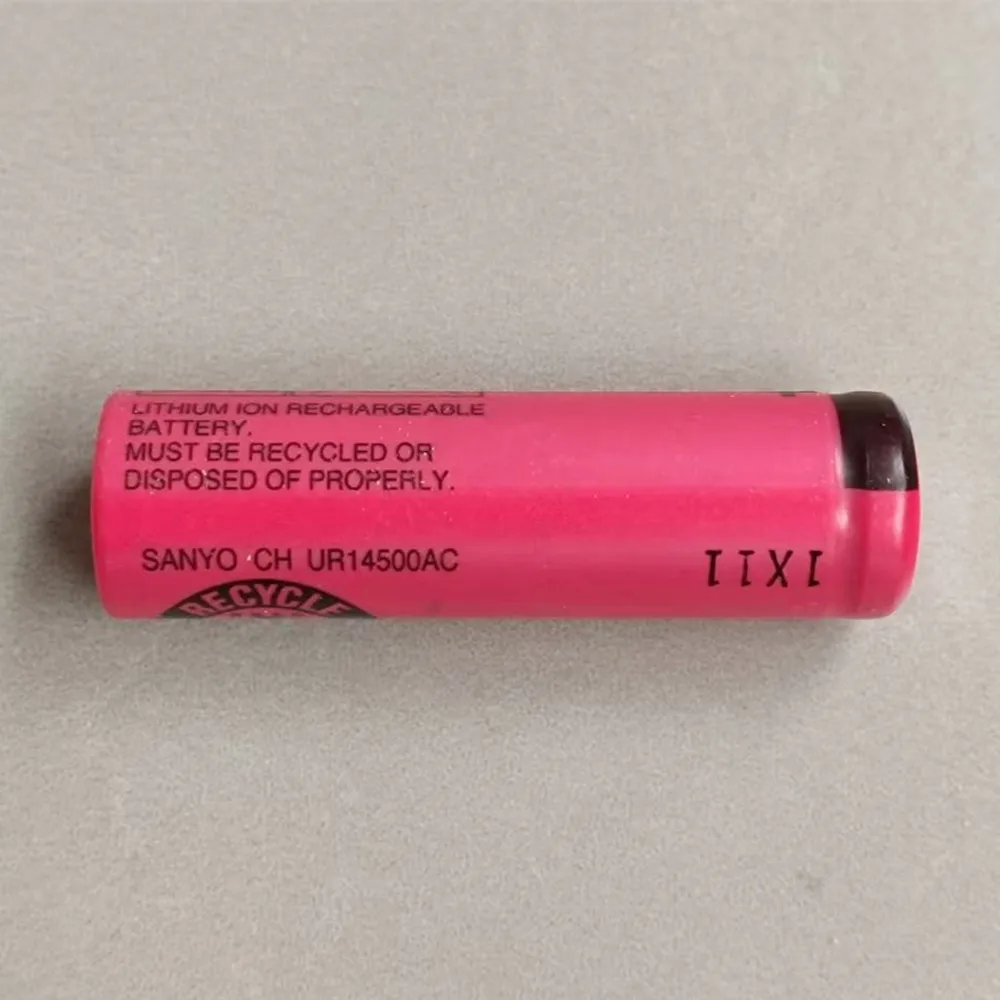 2PCS/Lot UR14500AC 3.7V 740mAh Flat Head Battery For Braun Oral B Pro 2 Type 3766 S5 S6 S7 S51 53B 73S 4200 Toothbrush Shaver