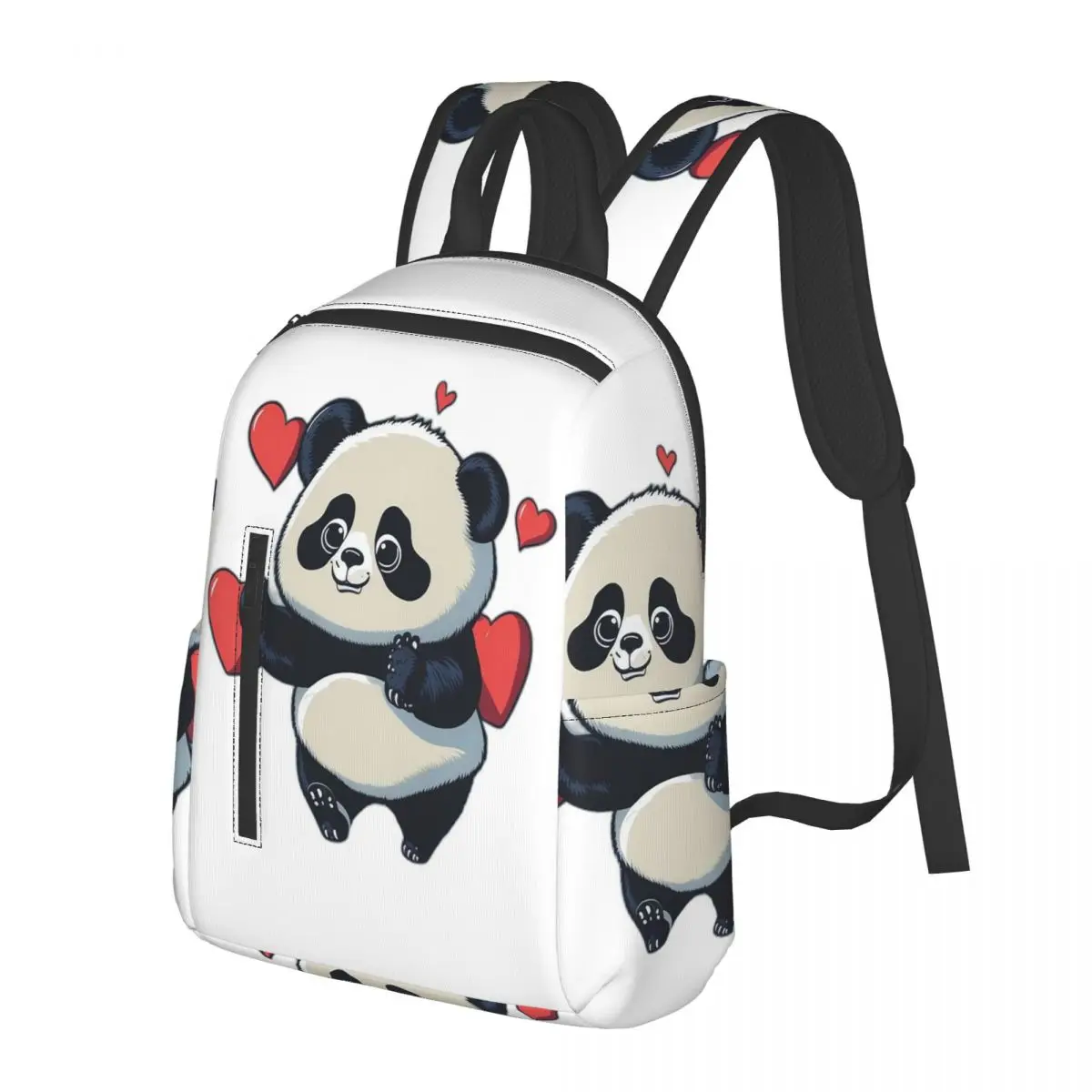 

Bear And Panda Bubu Dudu Student Backpack School Bag Hiking Travel Daypack for Men Women Bookbag Shoulder Bags