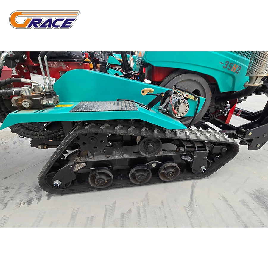 2025 جديد المطاط المسار الزاحف جرار 25hp 35 Hp 50 Hp 60hp 80hp 100 Hp مزرعة الزاحف جرار صغير 4x4 الزراعة