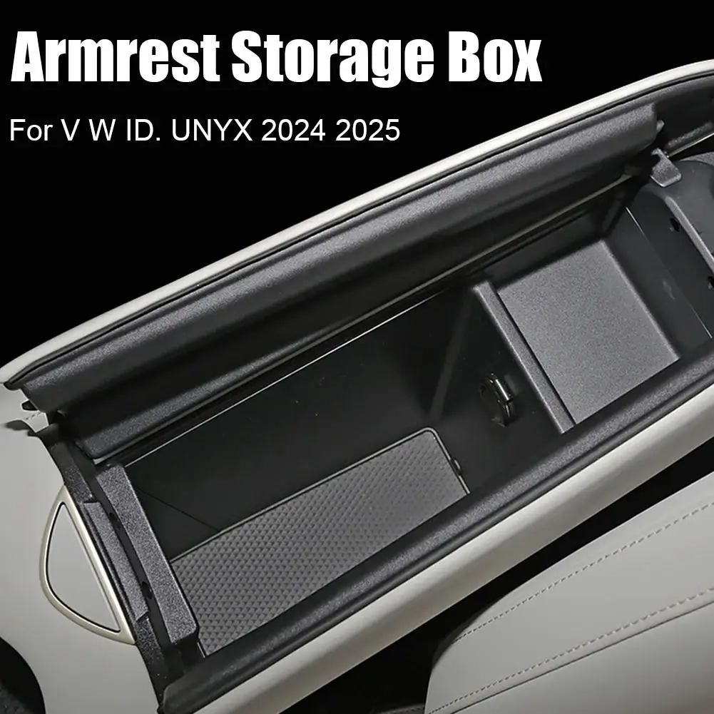 Picture 7: For Volkswagen ID.UNYX Central Control Center Car Box Storage Interior Phone Auto Tray 24-25 Armrest Box Interlayer Accesso M6H8