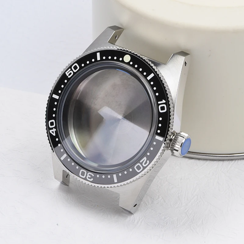 

Stainless Steel Watch case C3 Luminous Diving watch case Sapphire glass fits Seiko for NH35/NH36 Automatic Movement Watch mod