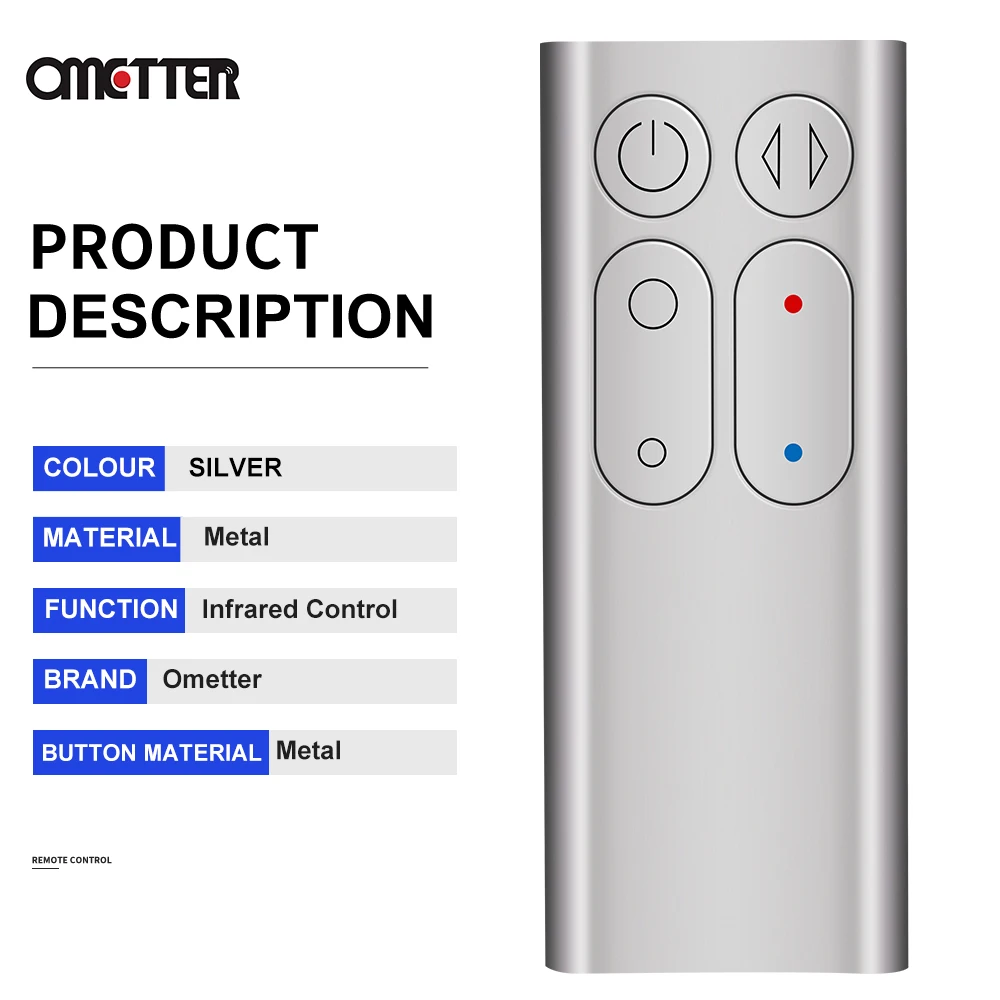 다이슨 팬 원격 제어 다기능 공기 정화, 차갑고 따뜻한 리프리스 가정용 무소음 AM04 AM05 가습기, 신제품 적용 가능