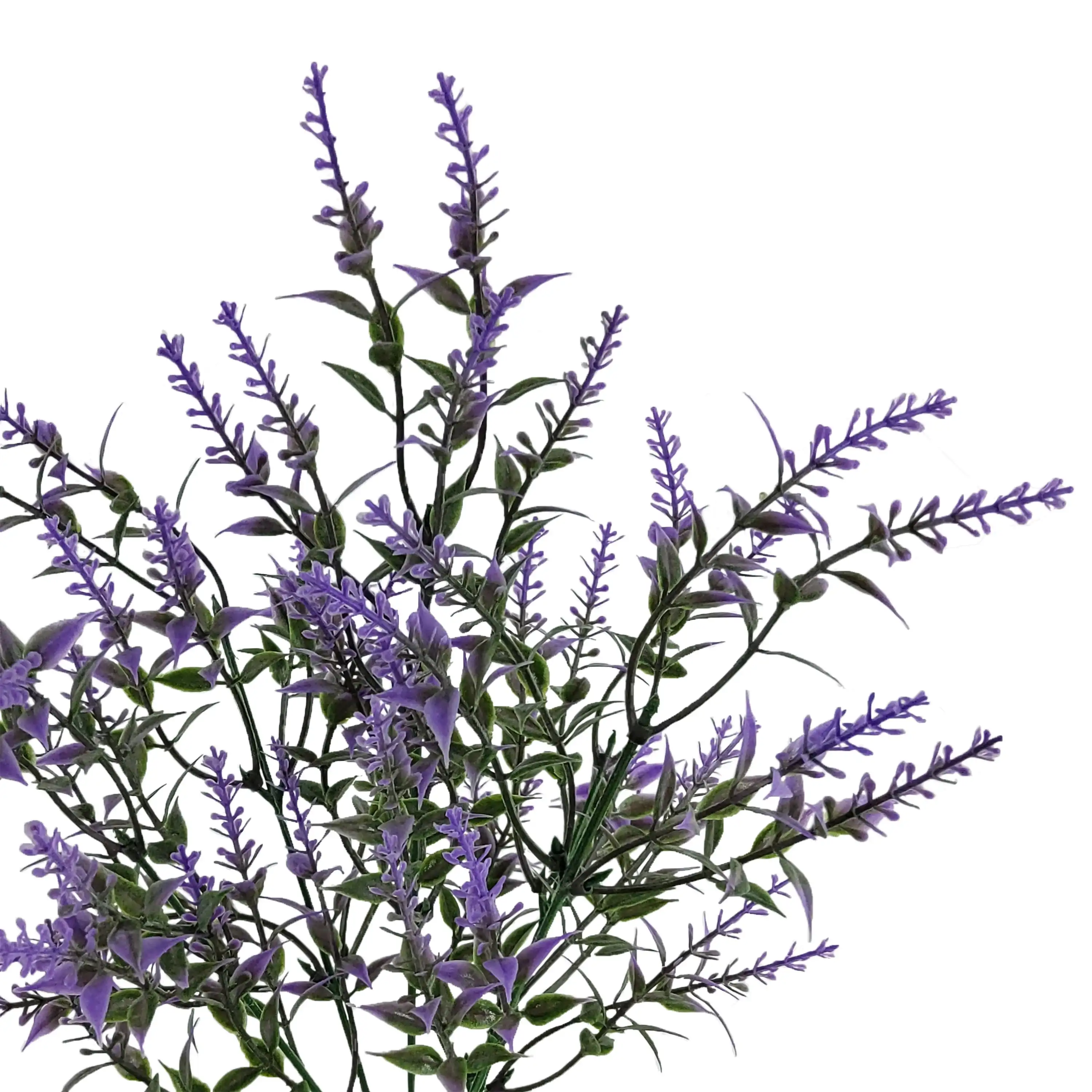 Indoor Artificial Flower Lavender Pick, Purple Color, Assembled Height 13.5"