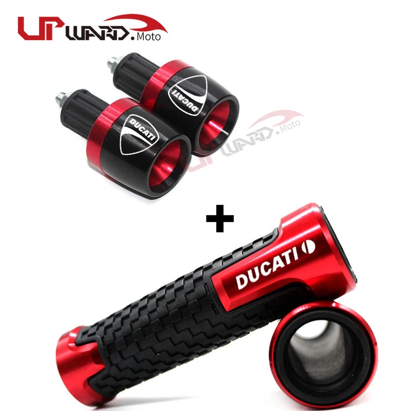 For Ducati 400 620 695 696 796 821 MONSTER 899 959 1199 1299 Panigale 848 /EVO 1198/S/R Motorcycle handle bar grip ends hand