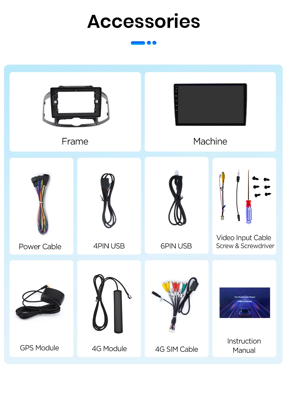 Junsun Android 15 Auto-Intelligenzsysteme für Chevrolet Captiva C140 Facelift 2011-2018 AI Wireless CarPlay für Apple Auto 9" – Detail 31