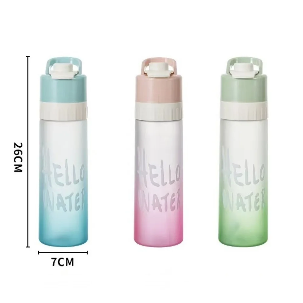 Fashion 650 ml Spray Bottles Outdoor Exercise Cup Large Capacity Spray Bottle No BPA Drink Appliance Travel Bottles