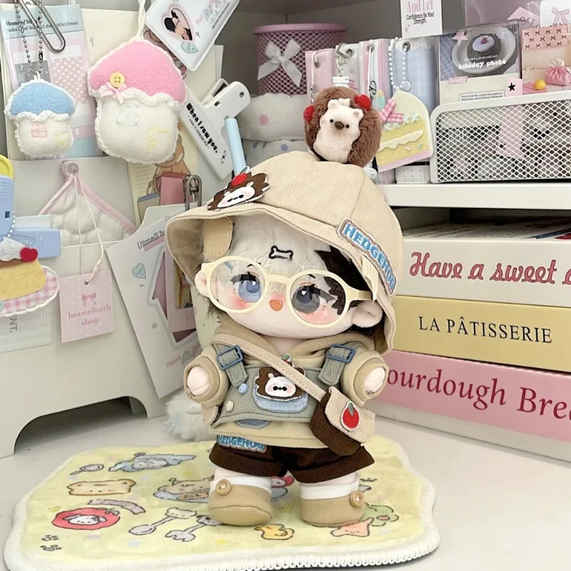 

Милое пальто с изображением ежа, шапка, топы, брюки, жилет, модный крутой повседневный костюм для мальчиков, костюм для косплея, 20 см, наряд для одежды