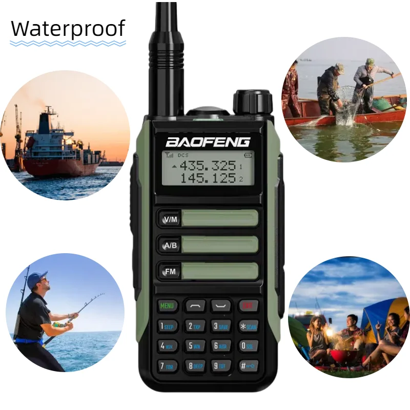 

BaoFeng UV-16 High Power Antenna Walkie Talkie TYPE-C Recharger Long Range Waterproof Transceiver Ham Radio