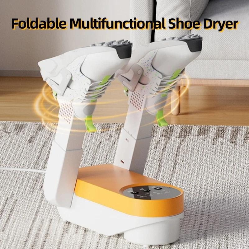 New Intelligent Foldable Shoe Dryer Quick Drying Deodorizing Sterilizing Adjustable Timer Household Shoe Warmer And Heater