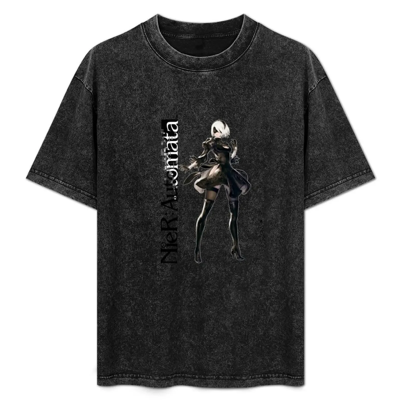 

Nier Automata 2B T-Shirt croswit shirt man shirts graphic tee T-shirts oversize basketball graphic tees oversized t shirt men