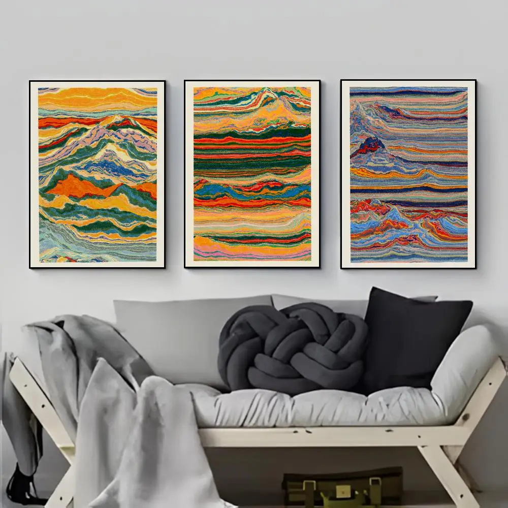 ART Meridian By Poster Poster HD  Waterproof Wall Sticker Bar Living Room Decor Gift