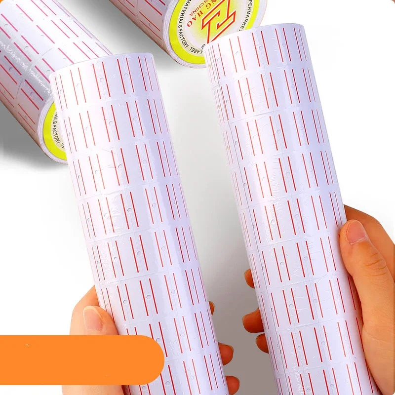 10/20pcs Adhesive Price Labels Paper Tag Price Label Sticker Single Row for Price Gun 21mmX12mm Suitable for grocery