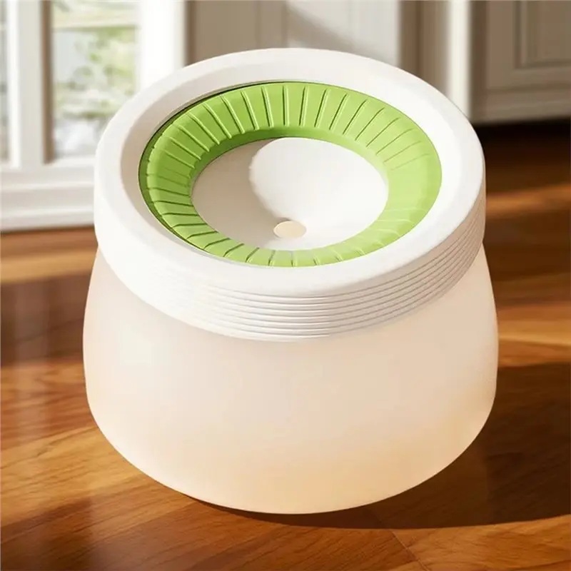 【RECOMMEND】نافورة مشروبات عائمة للكلاب، وعاء مياه معلق، واقي للرقبة، تصميم نافورة لوعاء الفم غير المبلل #3