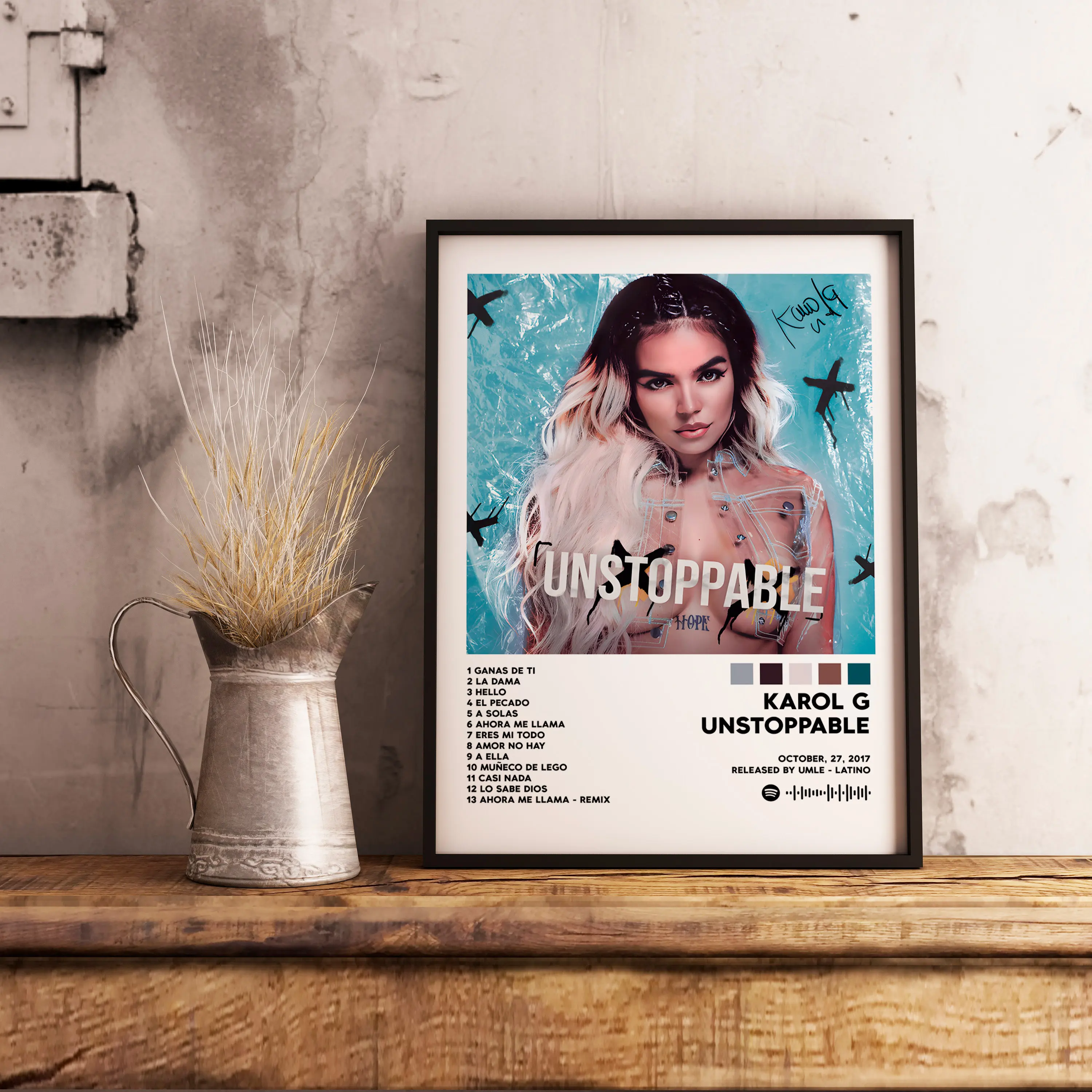 Singer Karol G Tomorrow Will Be Nice Popular Music Album Cover Poster Print Wall Art Pictures Canvas Painting Room Home Decor