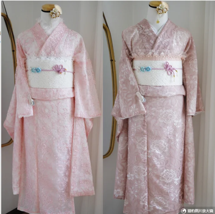 

Высококачественная японская традиционная одежда, кимоно, аниме, кимоно для косплея, сценическое представление, женский официальный наряд юката