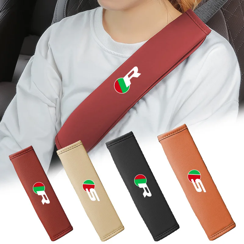 Para Jaguar R sport S SVR Xfr Xf F Tempo E Tempo Xe Xj Kx cinturón de seguridad de coche protege el hombro cuello almohadilla suave accesorios para automóviles