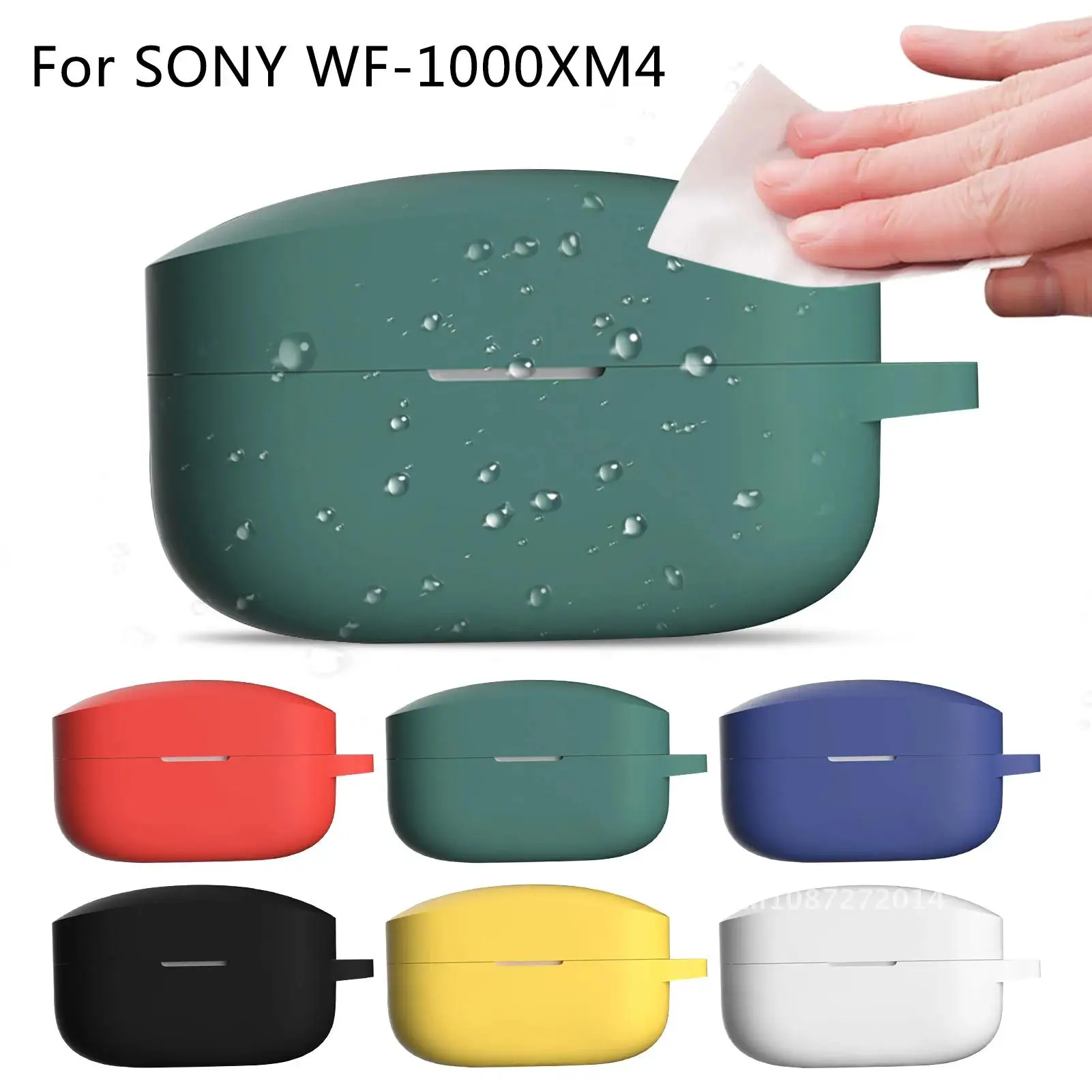 

Silicone Protective Case Cover Skin for SONY WF-1000XM4 Earphone Anti-Scratch Protection Case for WF1000XM4 Modern