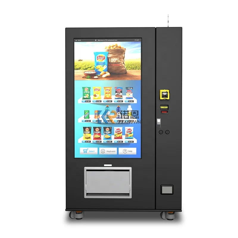 New Technology Large Touch Screen Vendor Vending Machine with Age Verification