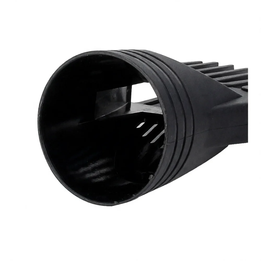 Salon Professional Hair Dryer Concentrator Nozzle Flat Mouth Accessory Styling Tool Replacement Blower Part Flow Control Black