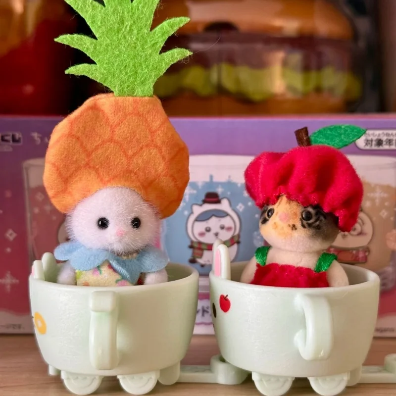 SYLVANIAN FAMILIES Blind Box Mermaid Costume Mystery Box Rich Dress Afternoon Tea Blind Bag Kawaii Custom Girl Collect Gifts