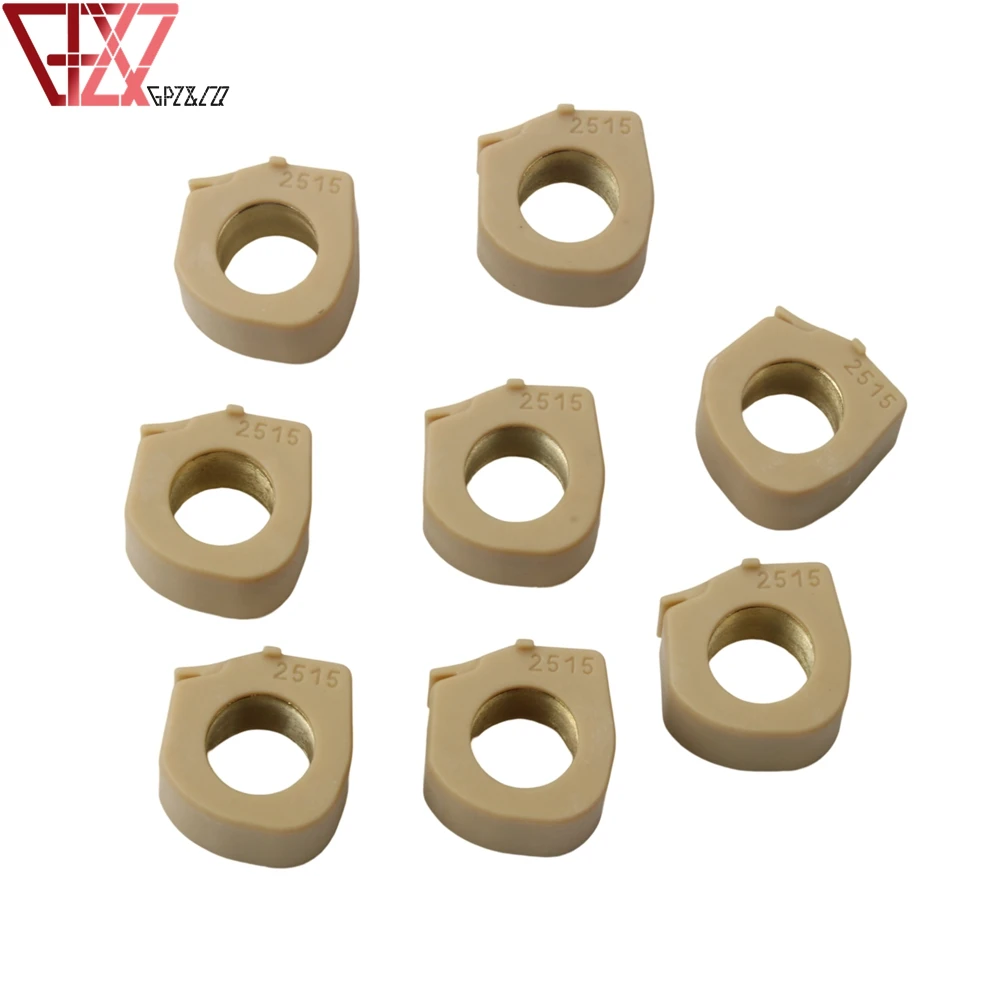 8pc Scooter Racing Variator Roller Weights 20gram 25x15mm For Yamaha Yp X-Max Majesty 400cc ABS T Max 500 530 4T