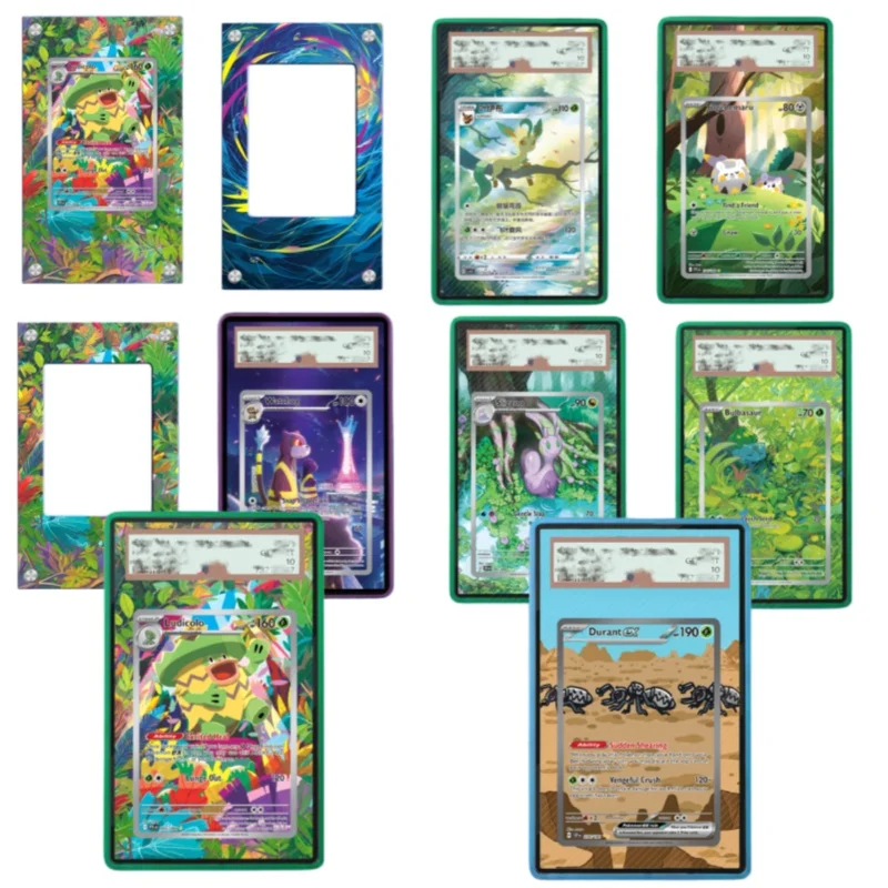 Acrylic Display Collection Card for Ludicolo Sliggoo Watchog Bulbasaur Durant Togedemaru Extended Art Painting Psa Display Rack
