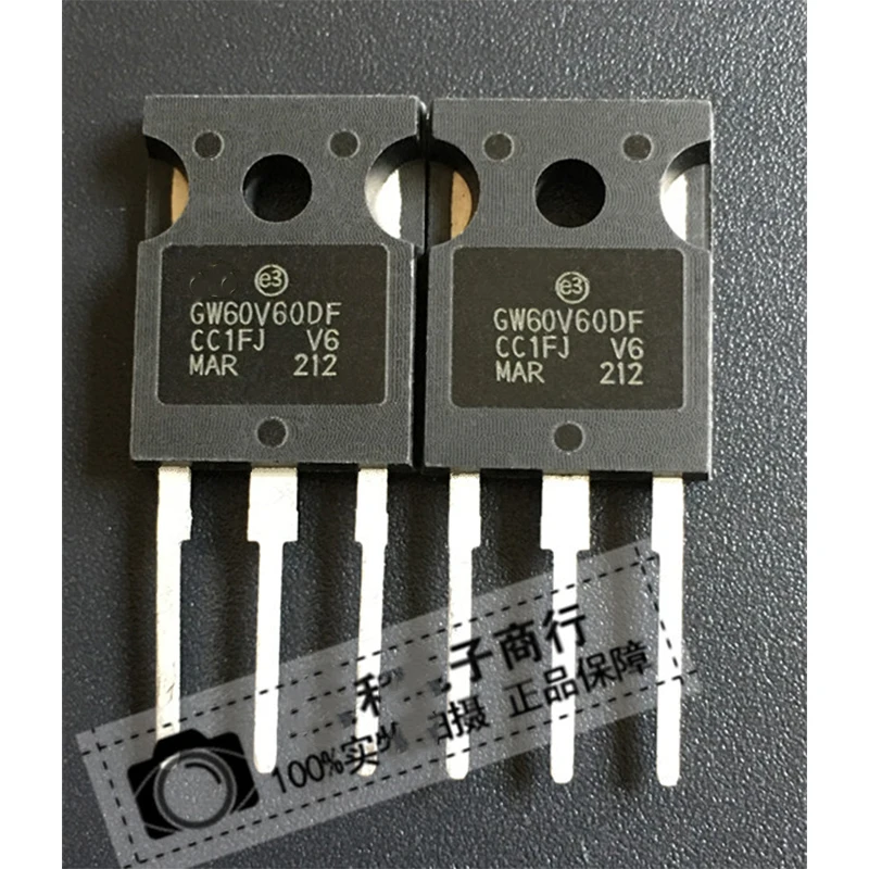 5PCS-20PCS STGW60V60DF GW60V60DF TO-247 60V60DF Welding machine IGBT power tube TO-247 600V/40A Brand New and original