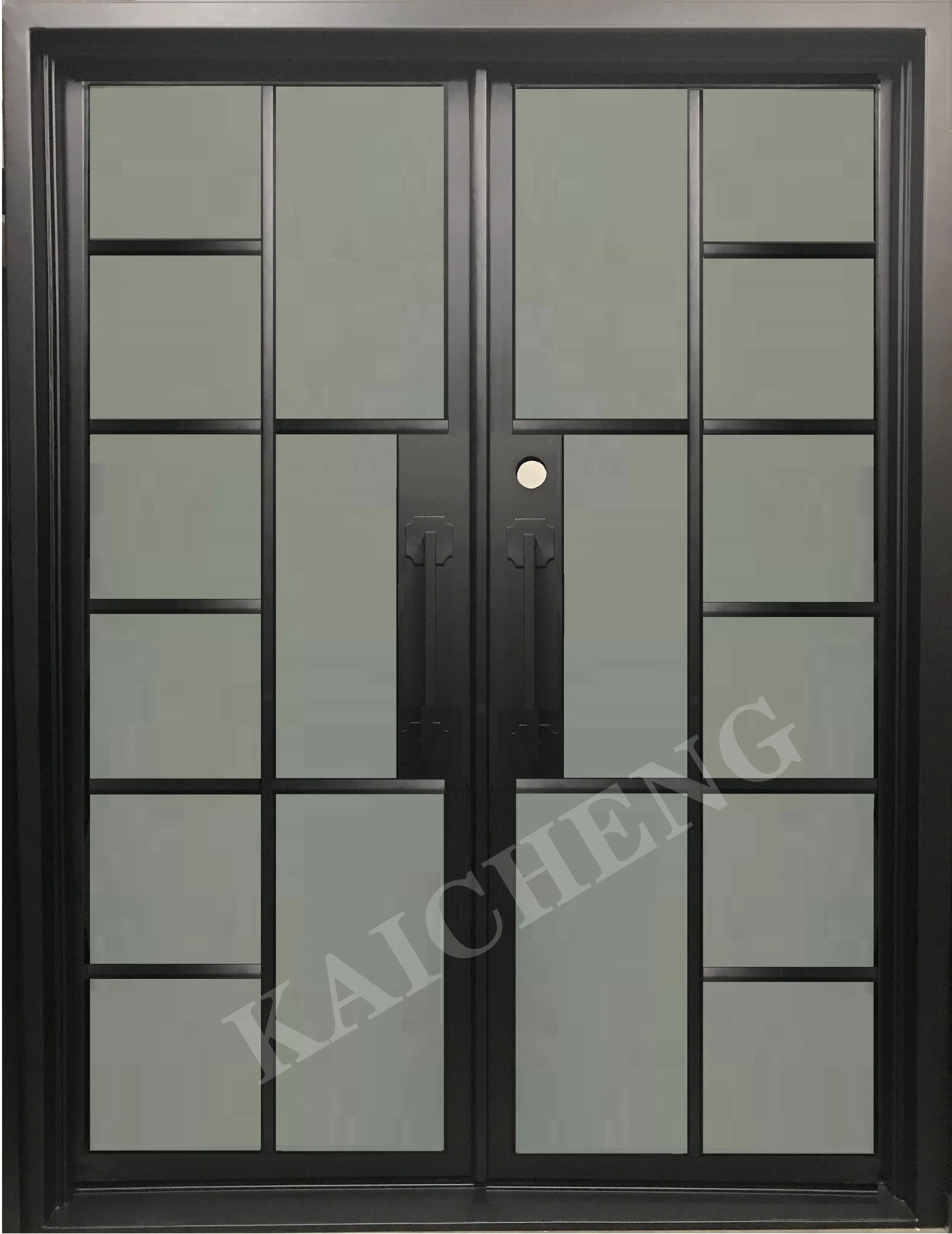 Porte Simple en Fer Forgé, Design Personnalisé ou Standard