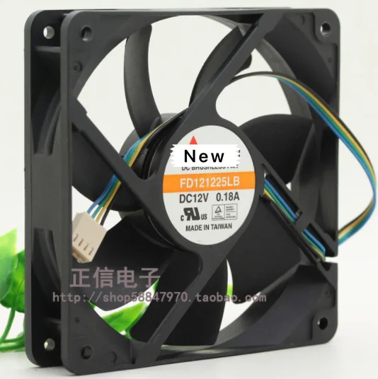 

For Y.S TECH FD121225LB DC 12V 0.18A 120x120x25mm 3-wire Server Cooling Fan