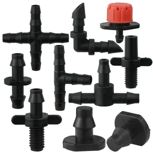 1-50 Pces Kết nối thép gai Phụ kiện thủy lợi Các phụ kiện đường ống nhỏ nhỏ giọt 4/7mm 8 Thủy lợi kết nối bán hàng chính - 5