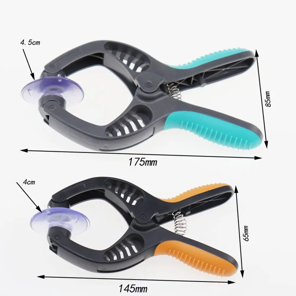 2Pcs Phone Repair Tool Green Orange Chuck Wrench Suction Cup Cell Phone Screen Separator for Tablet Smartphone Camera Eyeglasses