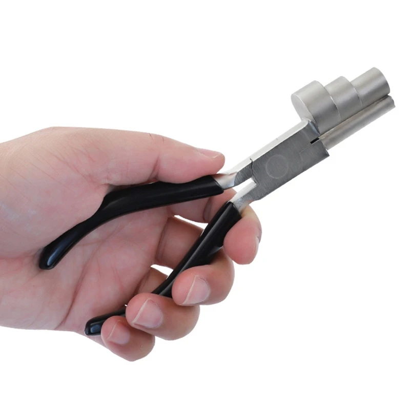 Thiết Thực Lượn Vòng Tạo Thành Kìm Mini Thép Carbon 1 Bộ DIY Trang Sức Công Cụ 6 Inch Vòng Kìm Mũi Với Miệng Dẹp thả Vận Chuyển