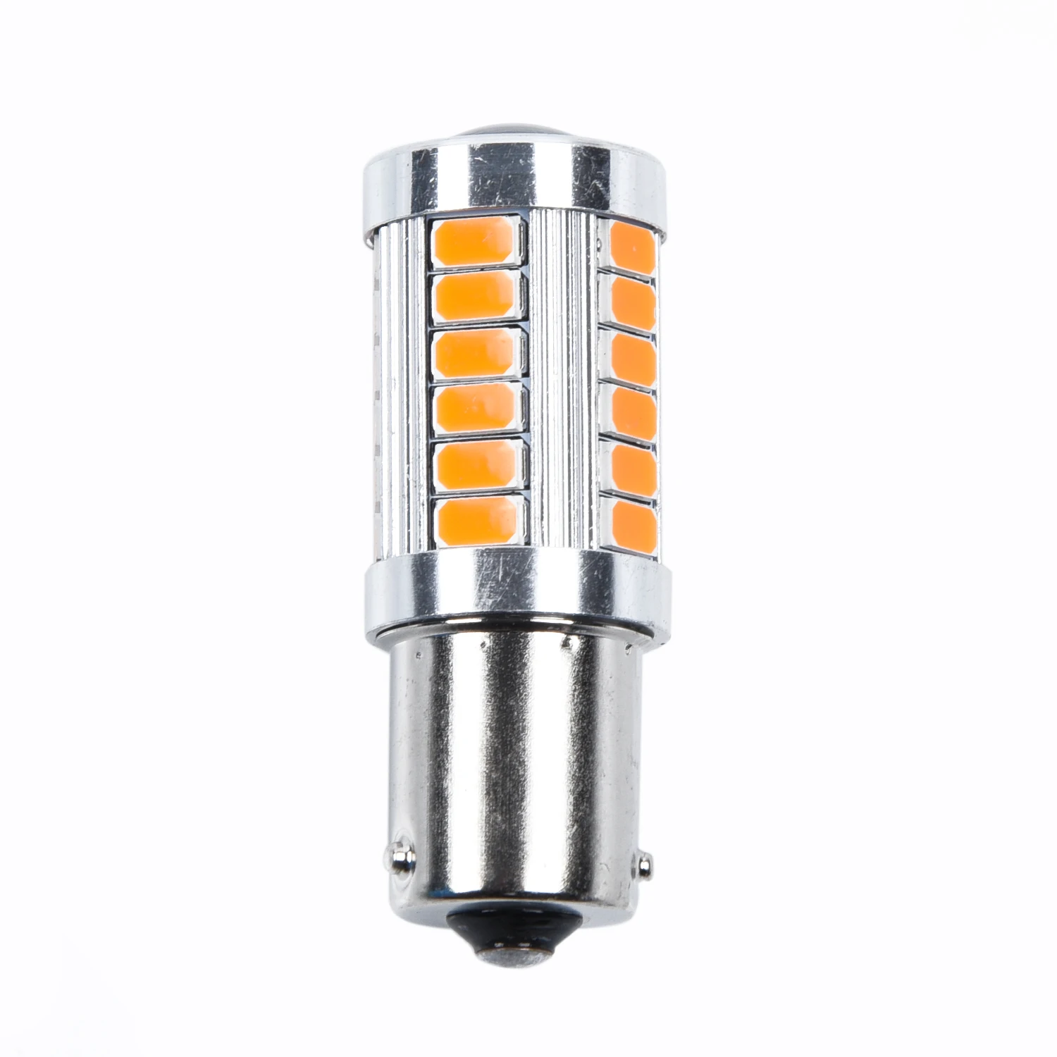 New 4Pcs/lot Car Amber High Brightness LED 1156PY BAU15S PY21W LED 33SMD Car Tail Turn Brake Reverse Signal Bulb