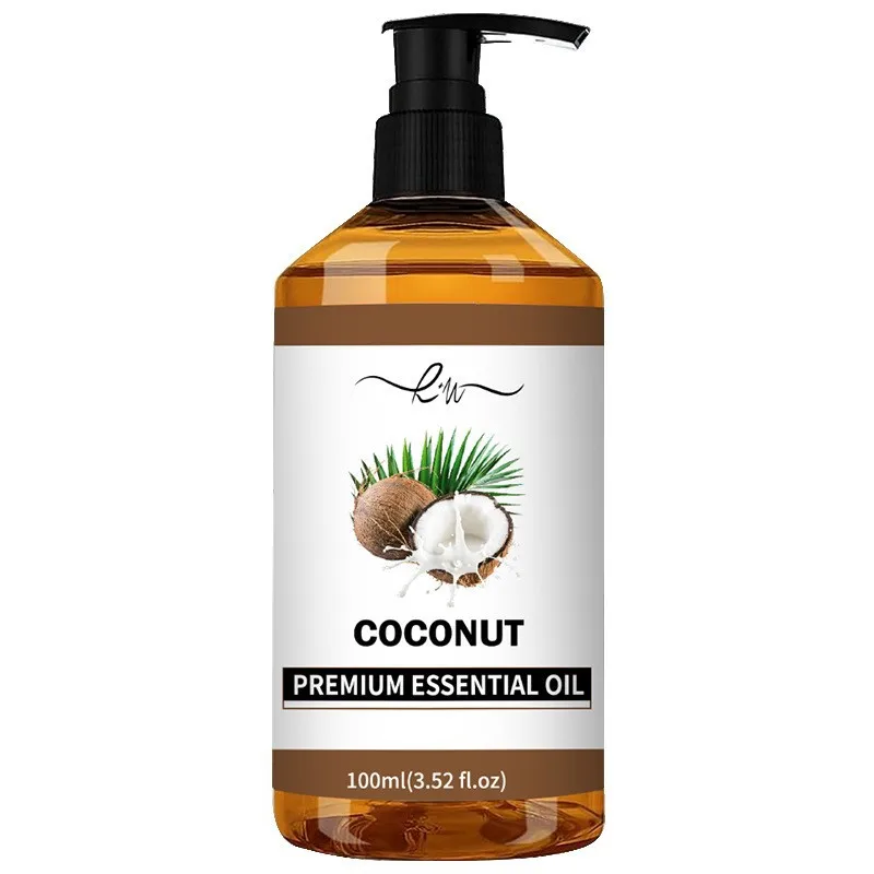 100ml Herbal Massage Oil - Lavender Ginger Mugwort with Coconut Chamomile, Hair & Body Nourishing Oil, Meridian Relaxation, Natu