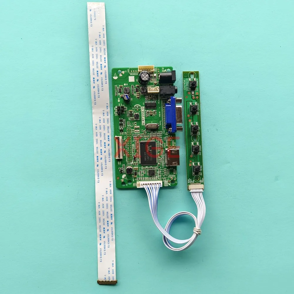 

For LP140WF6 LP140WF8 LP140WF9 LP140WFA LP140WF3 LP140WF1 LP140WF7 Controller Board EDP-30Pin 1920x1080 Display HDMI+VGA DIY Kit