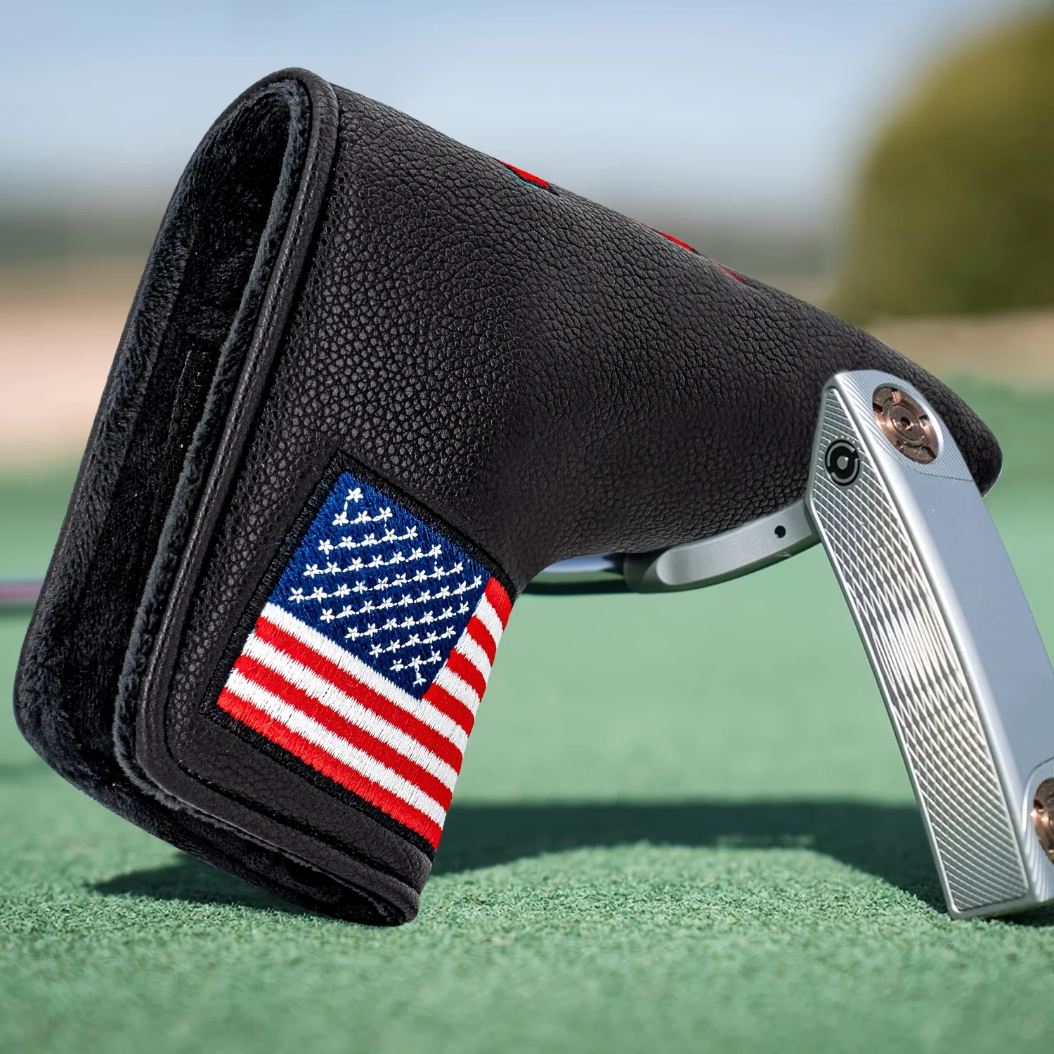 1pc USA Style Golf Putter Cover - Premium Blade Headcover with Soft Lining, Durable Golf Club Accessory for Men & Women, - view 4