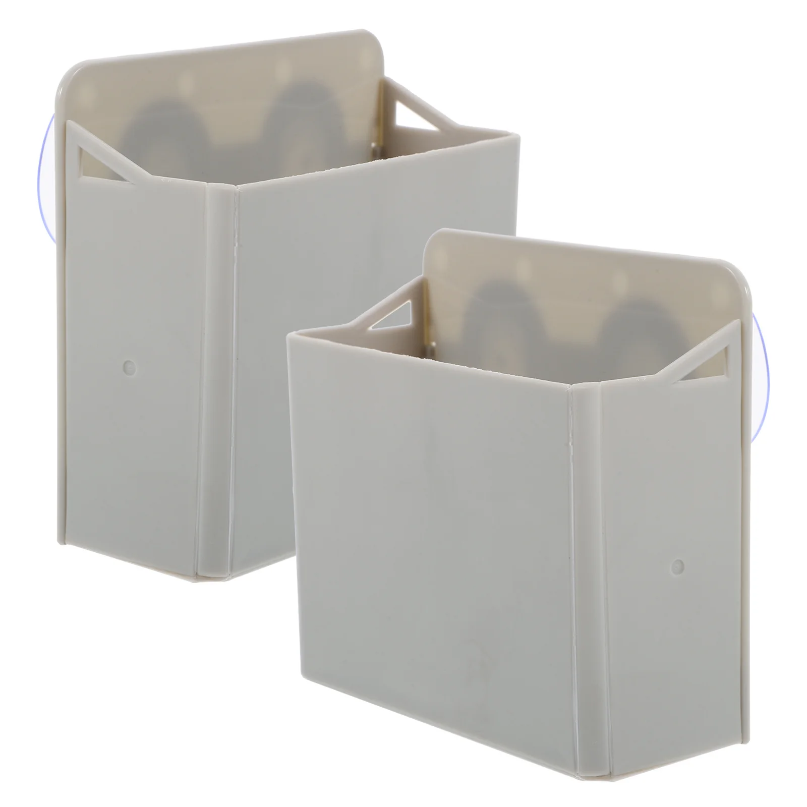 

2Pcs ABS Pen Holder Suction Cup Desktop Whiteboard Marker Organizer Storage Box for Office Stationery Pen Holder for Whiteboard