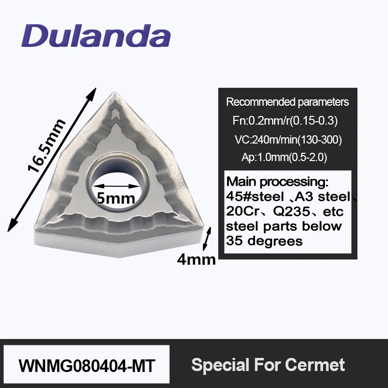 

Turning Cutting Tools WNMG080404/08 MT TNMG331 332 CNC Metal Lathe Blade Ceramic Insert For Steel