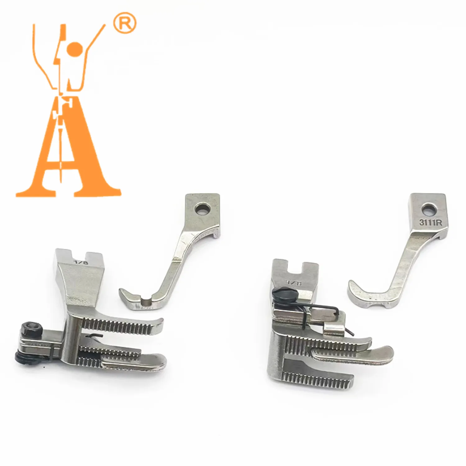 KP-19034 KP-19035 TOP STITCHING WALKING FEET WITH LEFT AND RIGHT GUIDE FIT FOR JACK H2 / Brother B797 /JUKI 1181