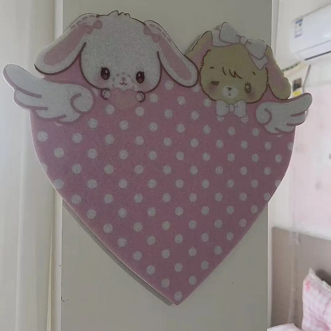 جديد لطيف الكرتون الأرنب ورأى الديكور لوحة الفلين جدار صور رسالة مجلس جدار لكمة خالية لا ضرر جدار غرفة الديكور #6