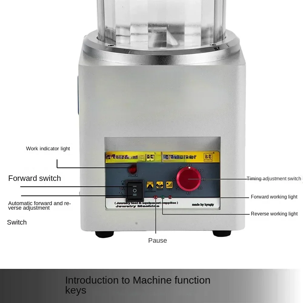 Magnetic Polisher  Grinder Metal Deburring, Chamfering, Polishing Jewelry  Unit