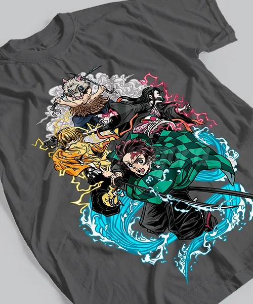 T-shirt for Anime Demon Slayer: Equipo principal Cazadores de Demonios