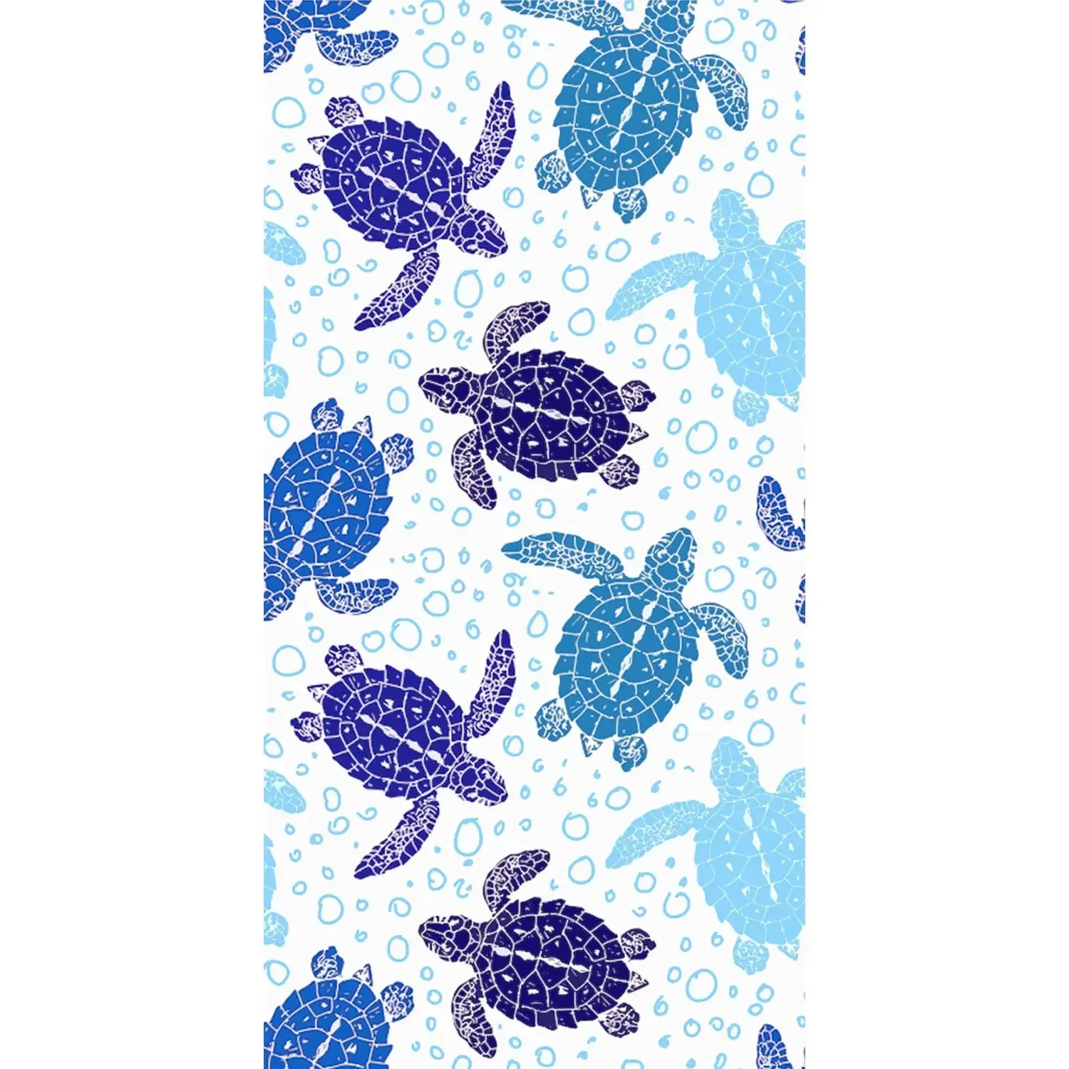 Tropical Print Beach Towel Hawaii Super Absorbent and Quick Drying Oceanic Pool Towel Psychedelic for Vacation Beach and Bath