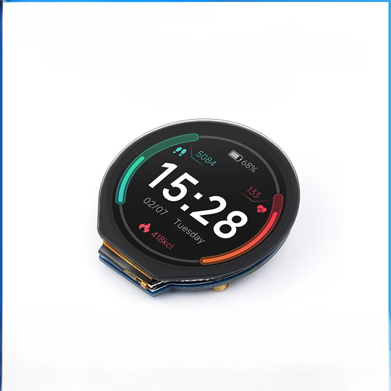 1.28-inch round LCD touch expansion board with touch function 240×240 pixels IPS panel