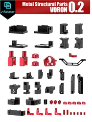 Upgrade V0.2 Metal CNC Mount Frame Kit Aluminum Alloy Machined Metal for Voron V0.2 3D Printer Accessories DIY 3D Printer Part