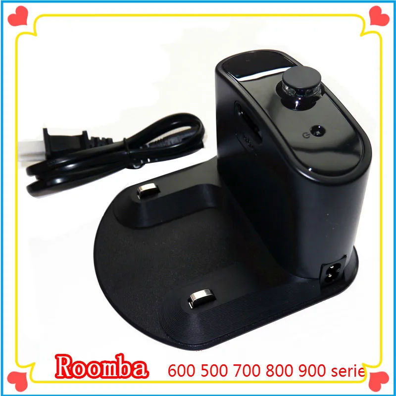 Base del caricatore per Irobot Roomba 980 650 620 500 600 780 800 Irobot Roomba E5 E6 I1 I3 I4 I6 I7 I8 pezzi di ricambio per aspirapolvere