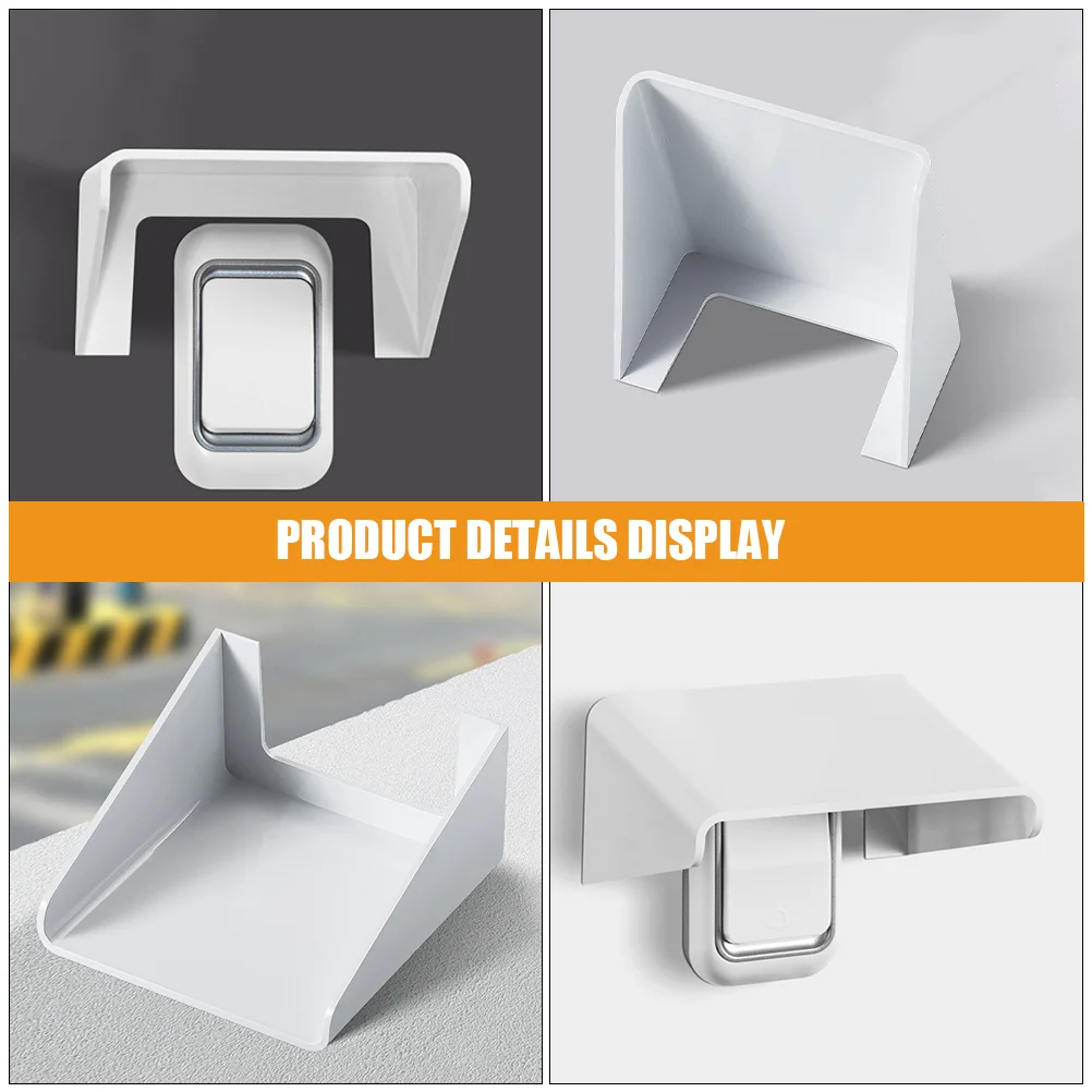 ETHZZLE 4Pcs Waterproof Doorbell Cover Rainproof Camera Shield Hood for Outdoor Wireless Video Access Control Protector