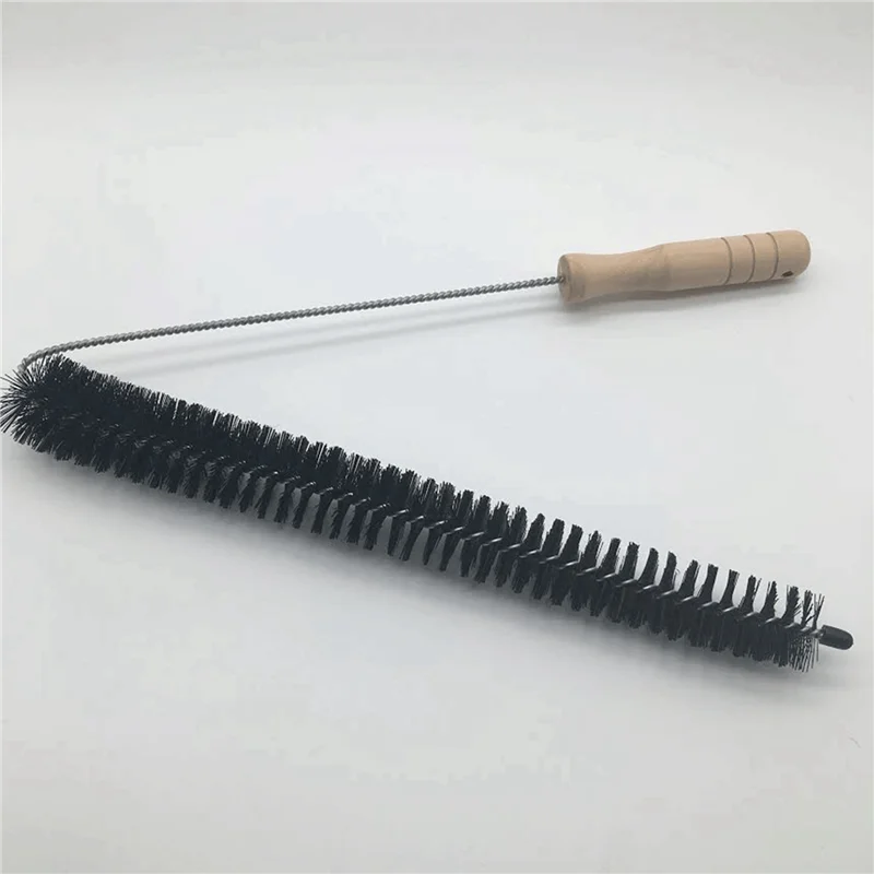 2X Pengering Ventilasi Pembersih Pengering Sikat Serat Ventilasi Perangkap Pembersih Panjang Fleksibel Kulkas Coil Brush-B61B